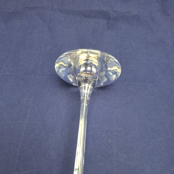 Kosta Boda Fanfare Clear Glass Single Light Candlestick Holder 7 inch - Picture 7 of 11